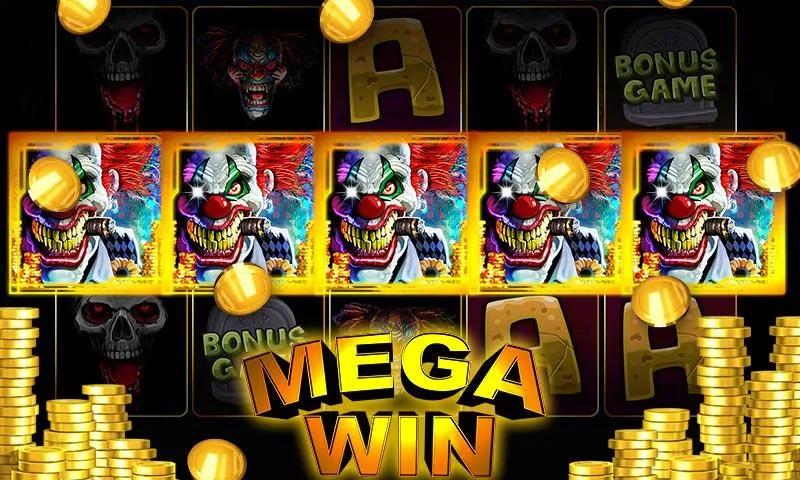 Vegas Clown Jackpot - Halloween Slot Machine Capture d'écran 0