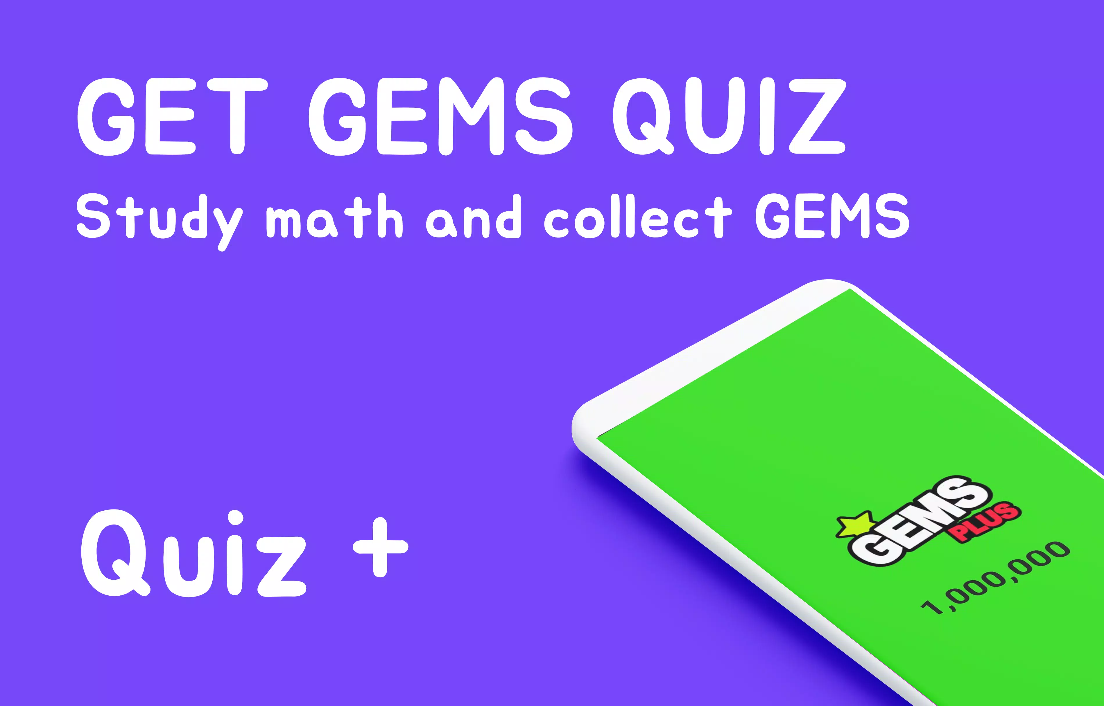 Gems Math Quiz - Plus Screenshot 0