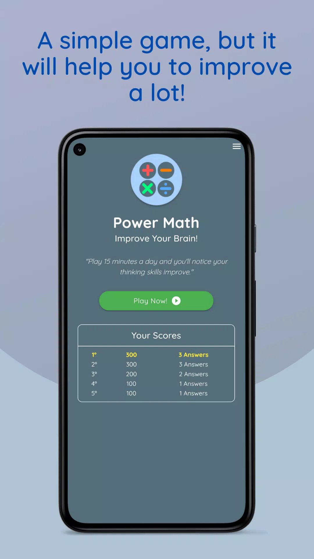 Math Games: Power Brain Captura de tela 0