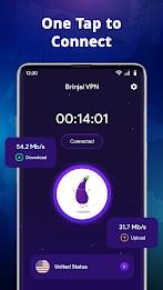 Brinjal VPN - Proxy & Secure Captura de tela 2