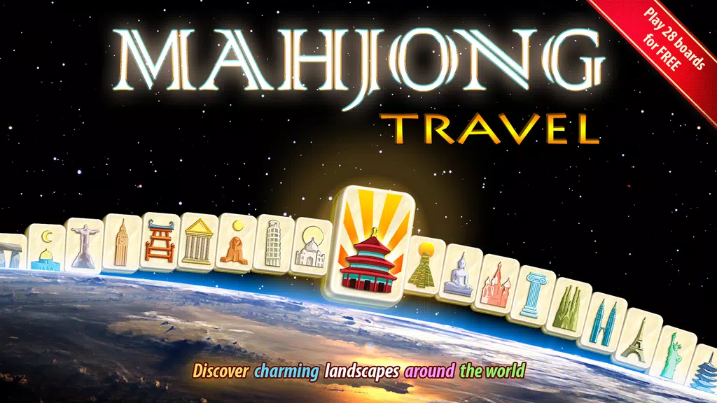 Mahjong Travel Capture d'écran 0