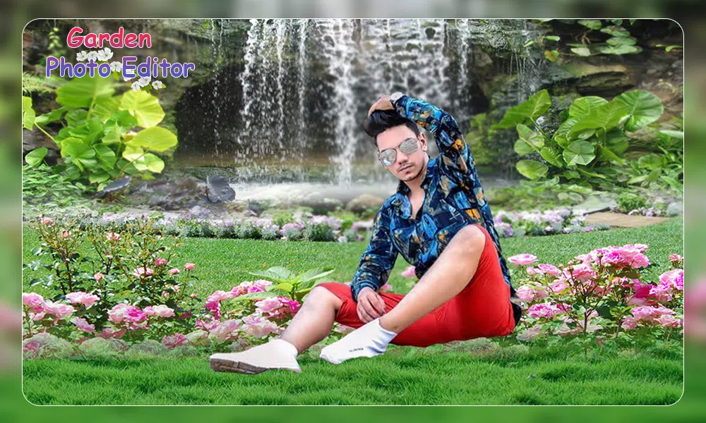 Garden Photo Frame Editor 스크린샷 2