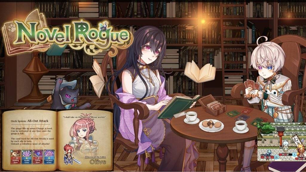 RPG Roguelite de Kemco, novela Rogue, golpea a Android