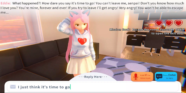 Yandere AI Girlfriend Sim Screenshot 1