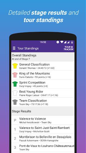 Tour Tracker Grand Tours Capture d'écran 3