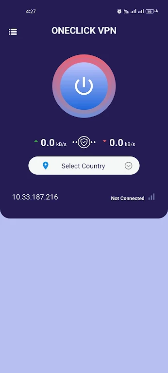 OneClick VPN - Turbo VPN App ภาพหน้าจอ 0