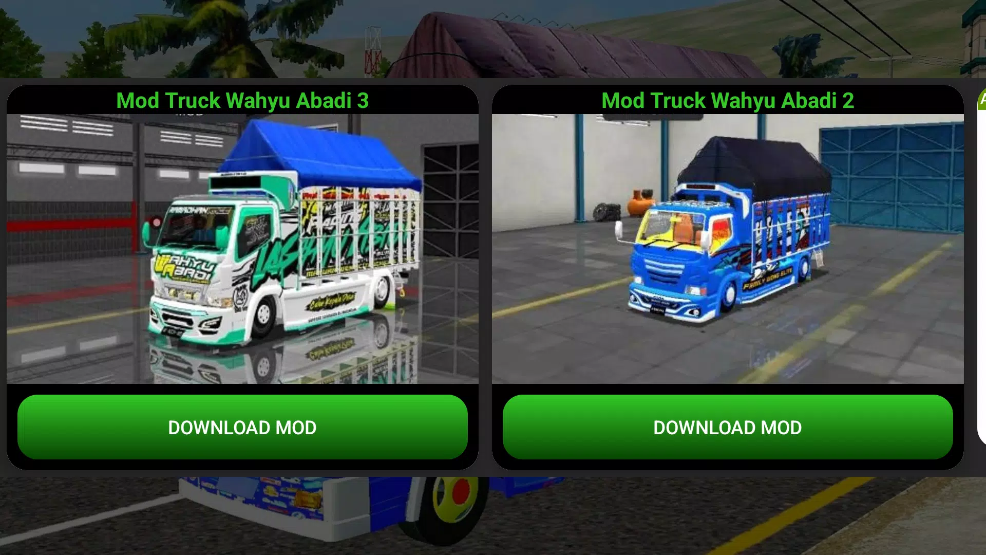 Mod Truck Wahyu Abadi Bussid Ekran Görüntüsü 0