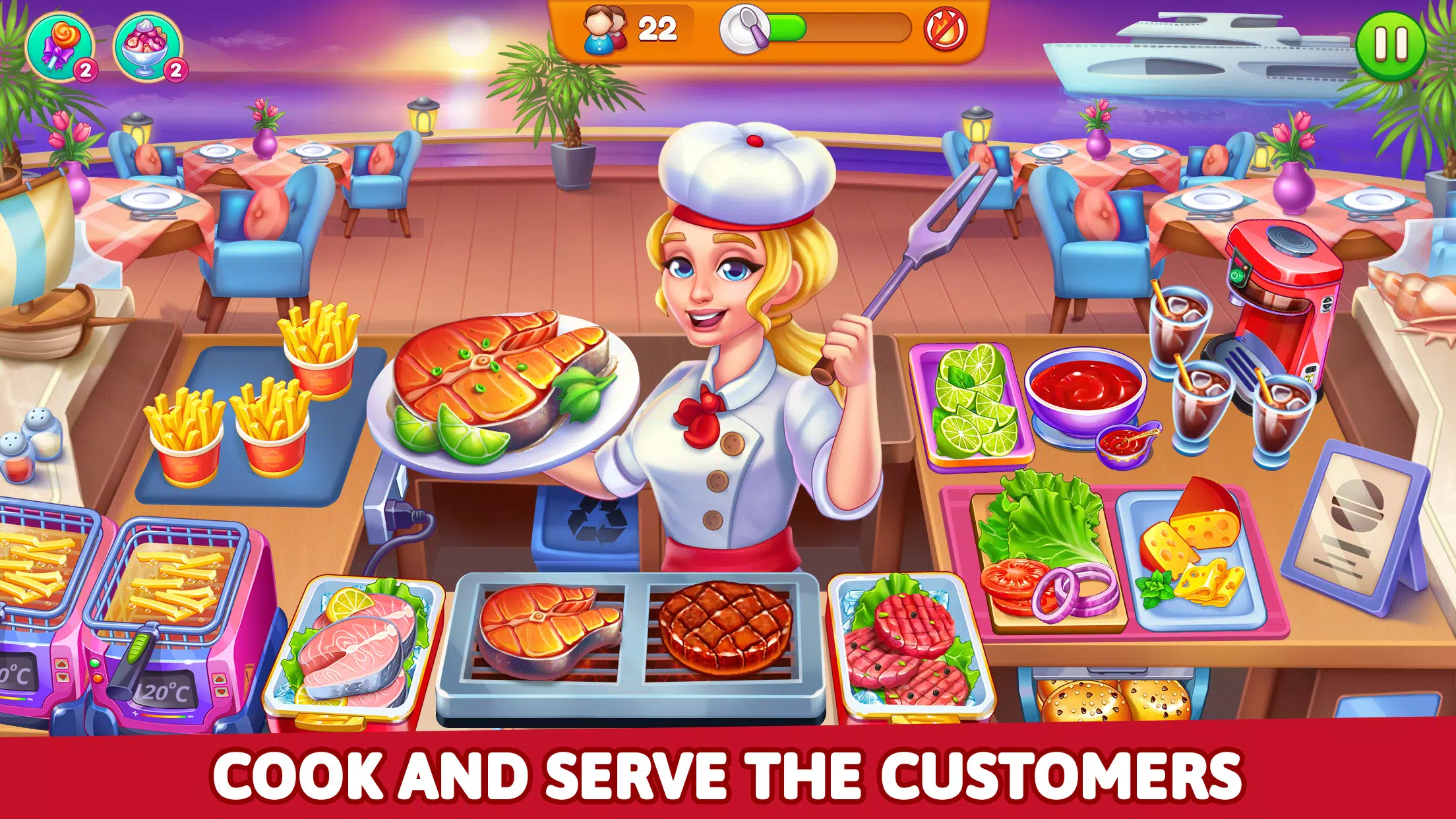 Cooking Restaurant Food Games Screenshot 2