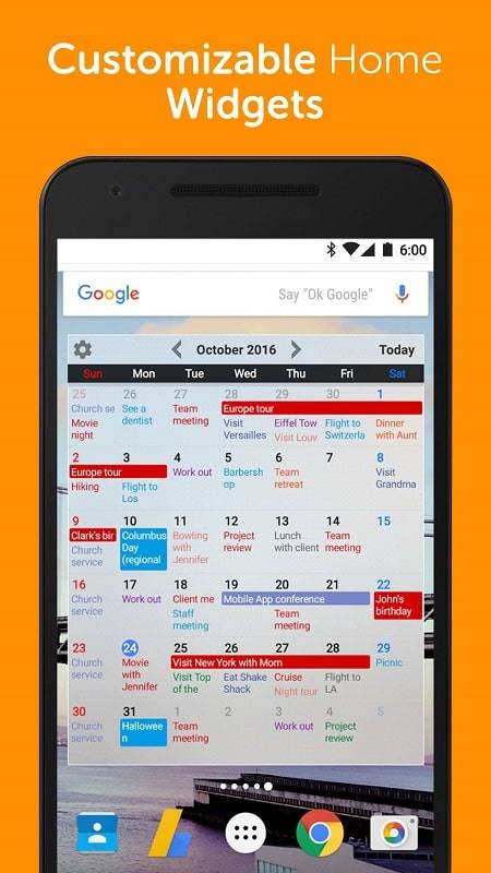 Calendar+ Schedule Planner स्क्रीनशॉट 0