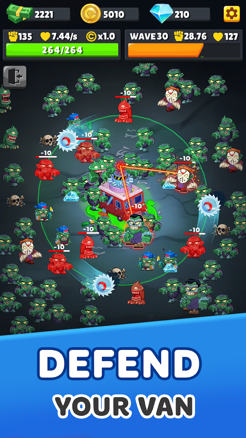 Zombie Van: Tower Defense TD应用截图第1张