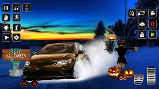 Halloween Snow City Drive Capture d'écran 0