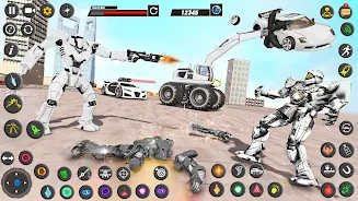 Robot Truck Car Transform Game Ảnh chụp màn hình 1