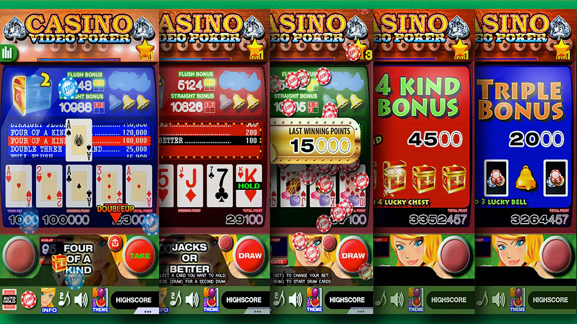 Casino Video Poker Zrzut ekranu 3