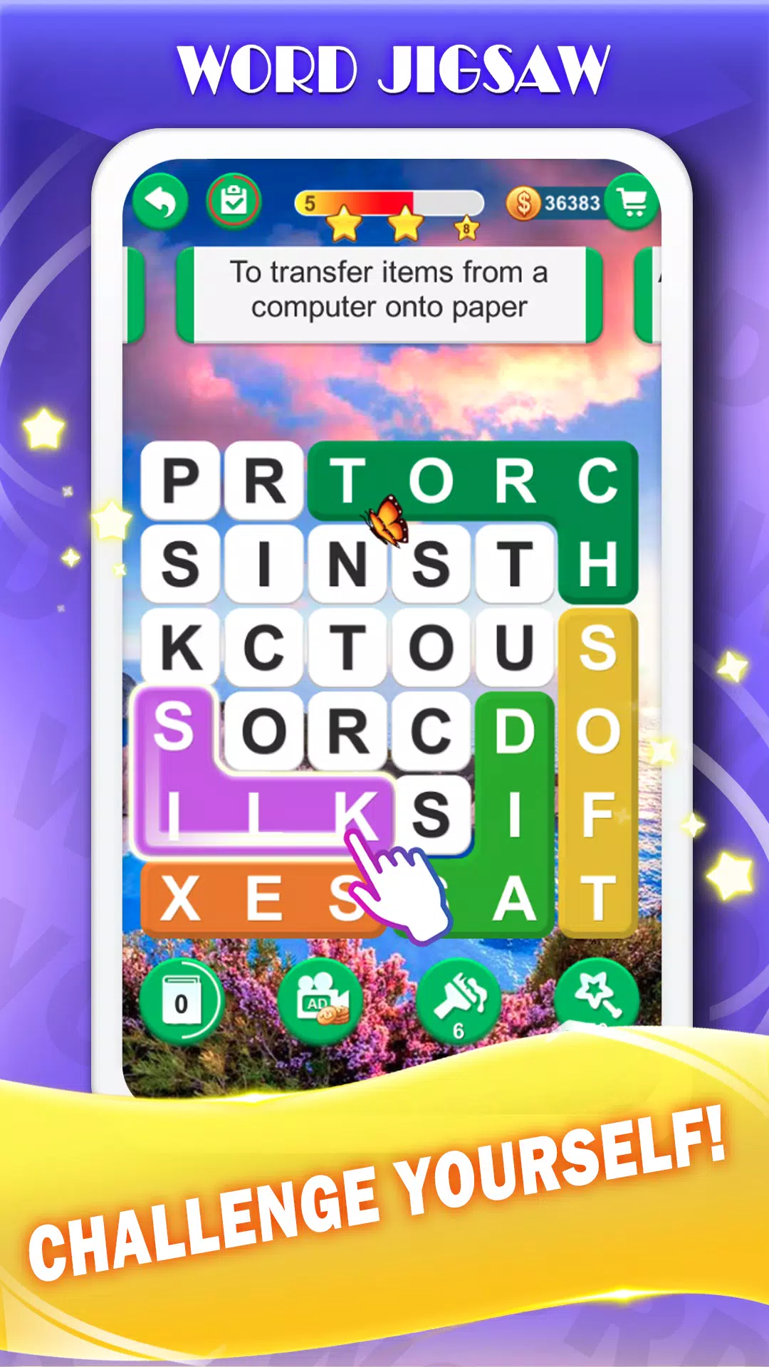 Word Jigsaw Puzzle ဖန်သားပြင်ဓာတ်ပုံ 0