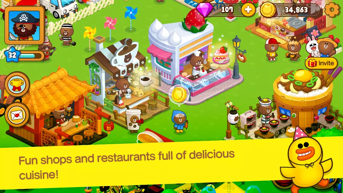 LINE BROWN FARM Скриншот 0