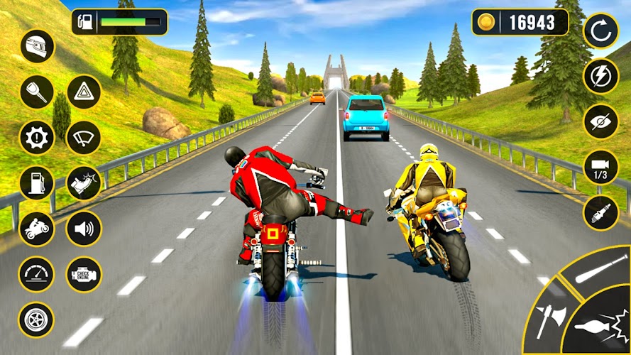 Moto Attack - Bike Racing Game ภาพหน้าจอ 3