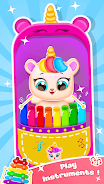 Unicorn Princess Toy Phone स्क्रीनशॉट 0