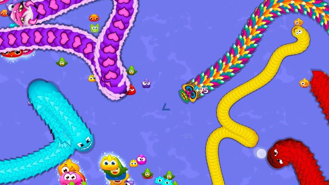 Worm Hunt - Snake game iO zone Mod应用截图第1张