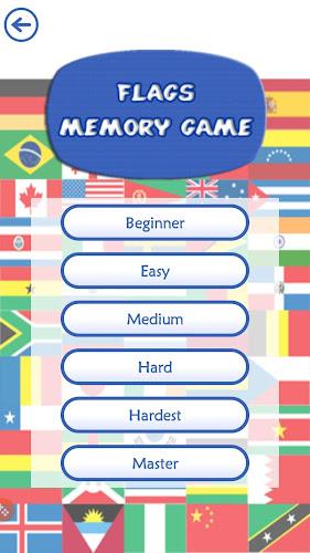 Flags Memory Game应用截图第1张