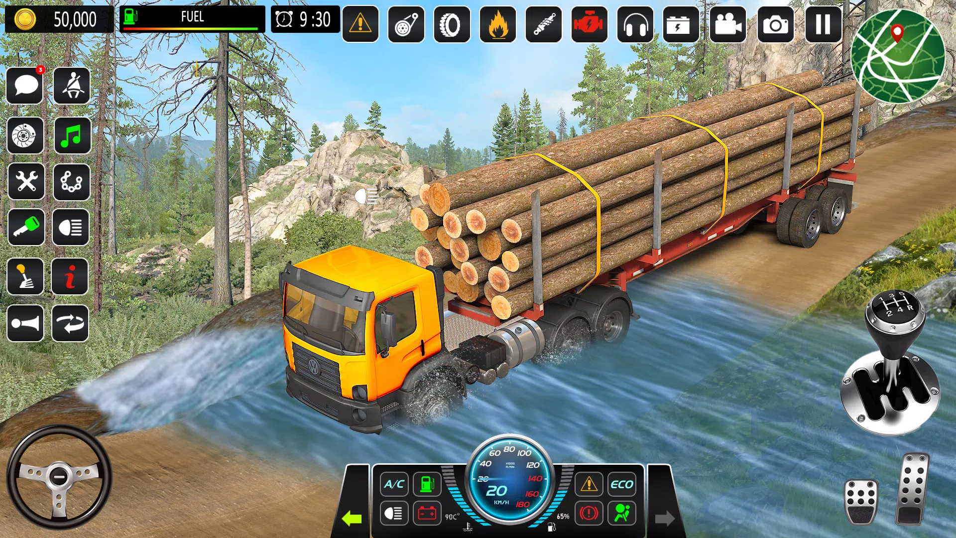 Mountain Truck Driving Games Ảnh chụp màn hình 2