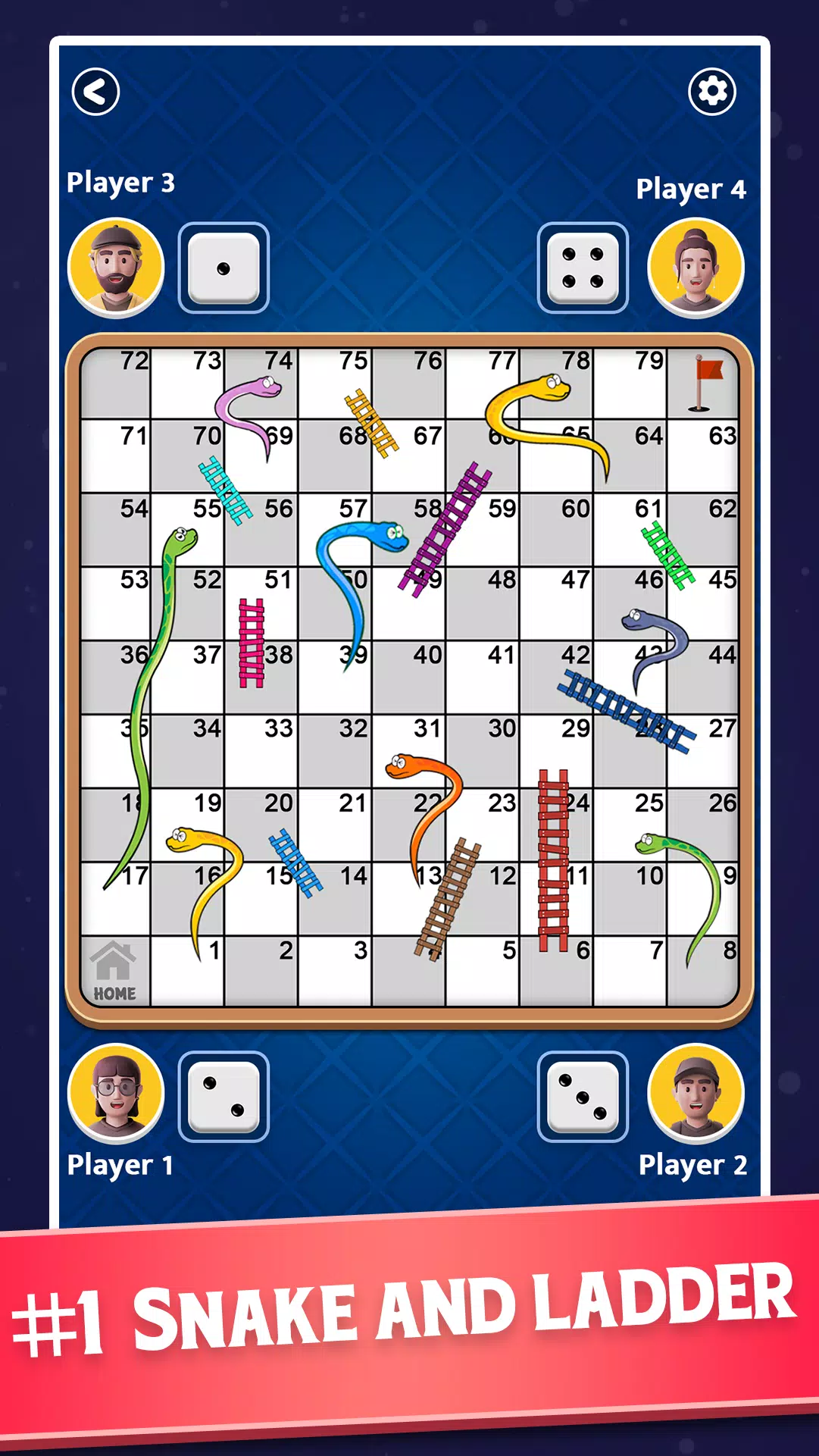 Snakes and Ladders - Ludo Game應用截圖第1張