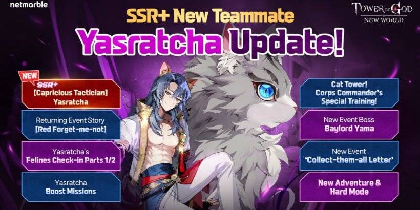 “上帝之塔：新世界在最新更新中揭示了SSR+ Yasratcha”