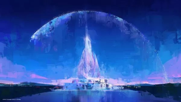 Concept art of the new Disney park in Abu Dhabi
