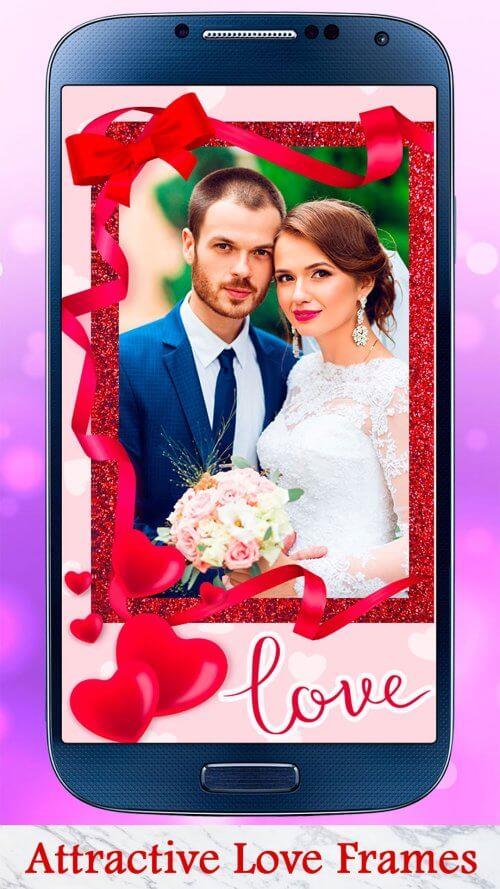 True Love Photo Frames App ဖန်သားပြင်ဓာတ်ပုံ 1