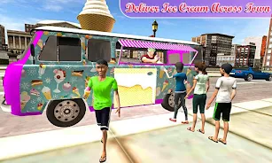 City Ice Cream Delivery Boy Captura de tela 2