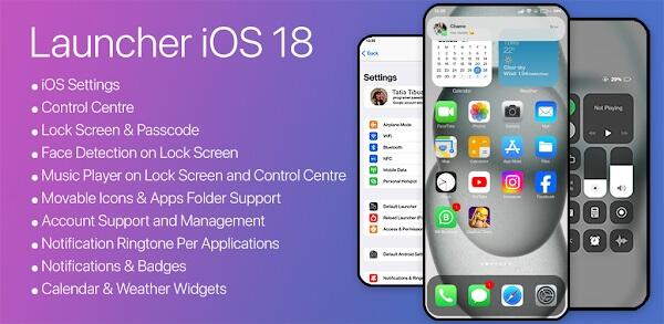 Launcher iOS 18 Pro Capture d'écran 0