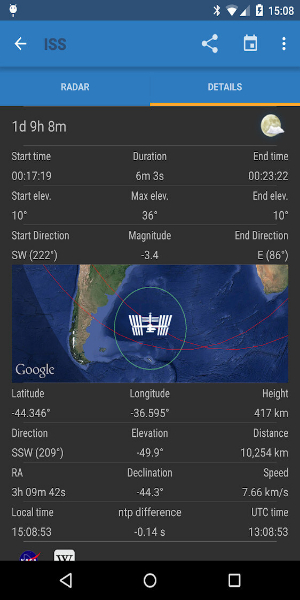 ISS Detector Pro Screenshot 1