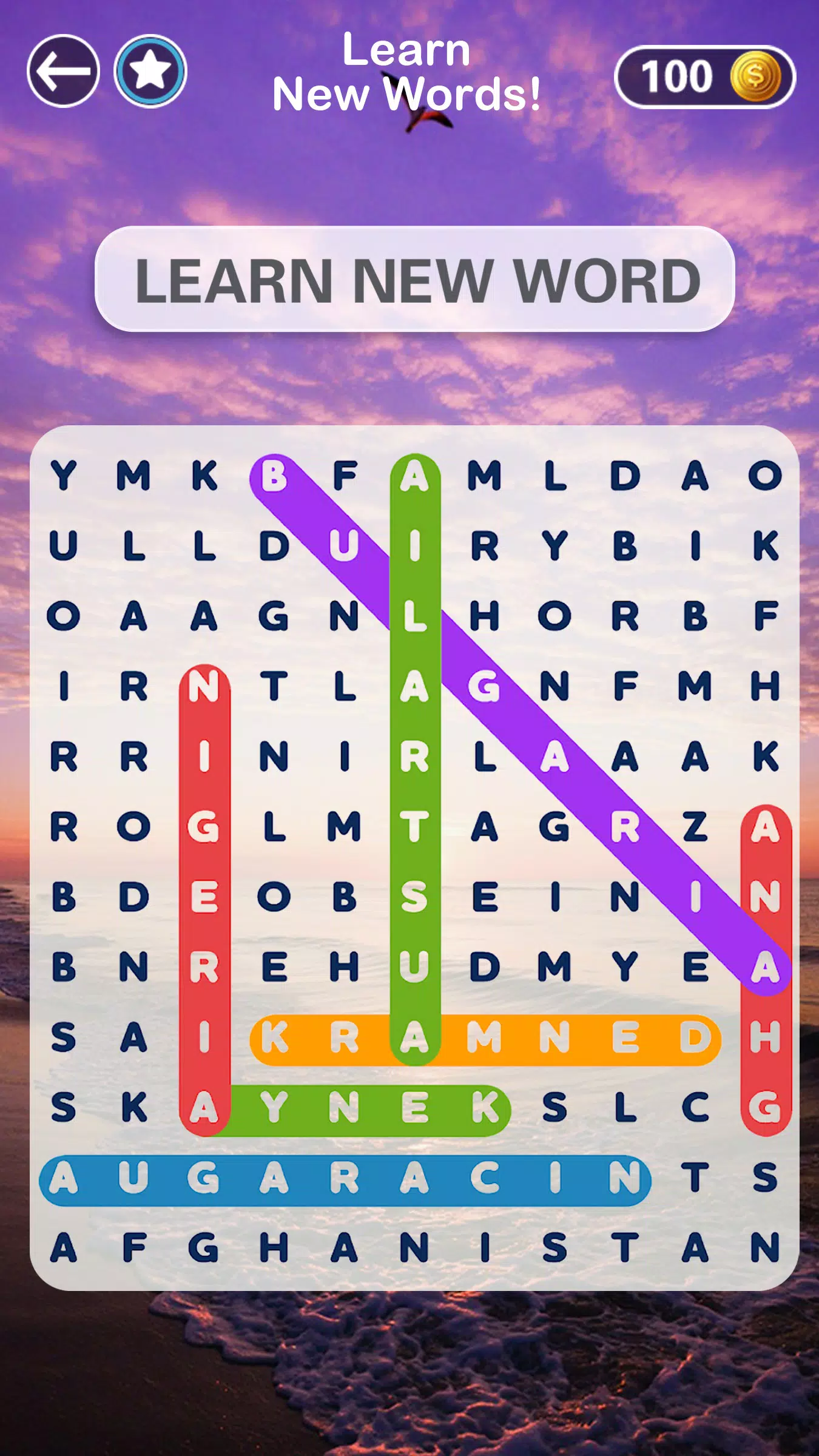Schermata Otium Word: Word Search 1
