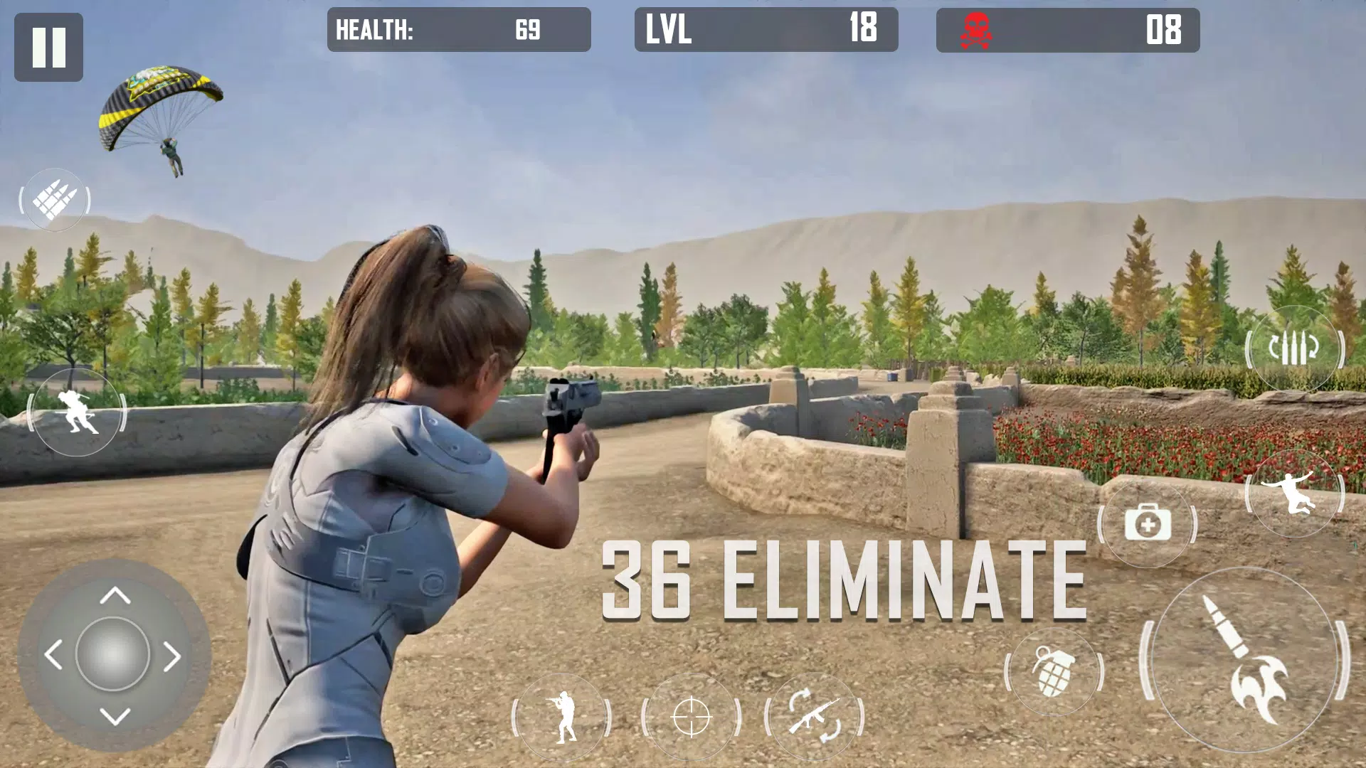 Squad Fire Gun Games - Battleg Screenshot 0