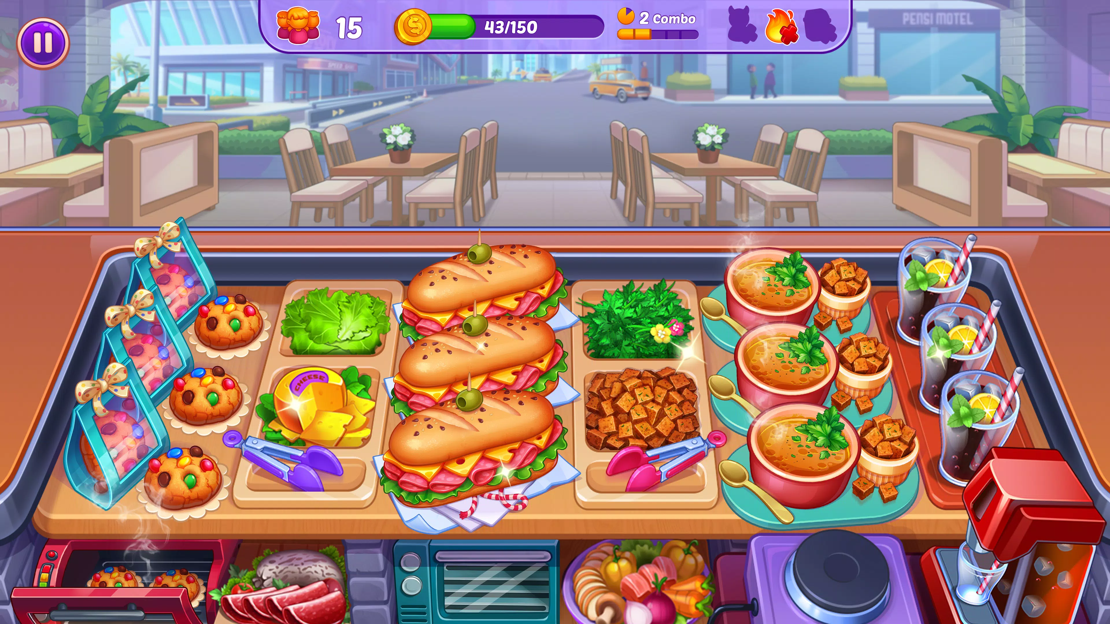 Cooking Crush: Jogo de Cozinha Captura de tela 3