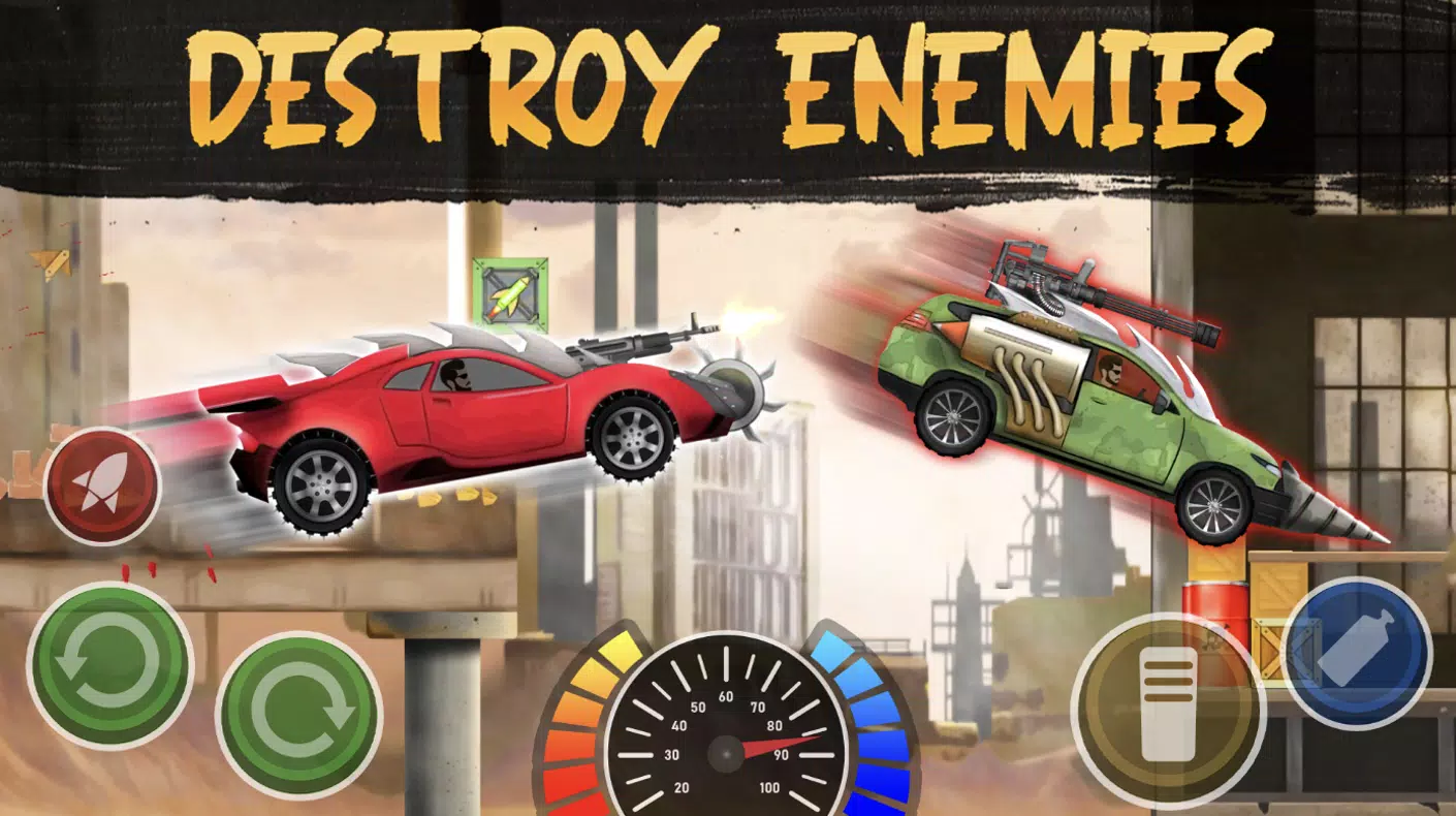 Zombie Crash Racing স্ক্রিনশট 1