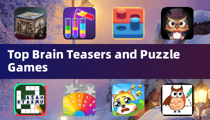 Top -Gehirnteaser und Puzzlespiele
