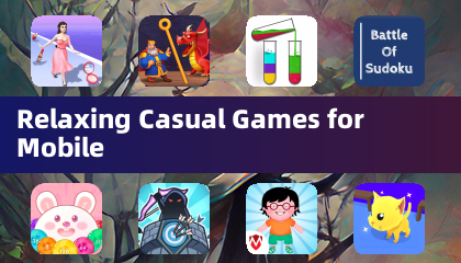 Entspannende Casual-Spiele für Mobile