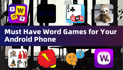 Android スマートフォンに必須の単語ゲーム