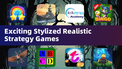 Возбуждающие стилизованные реалистичные стратегические игры