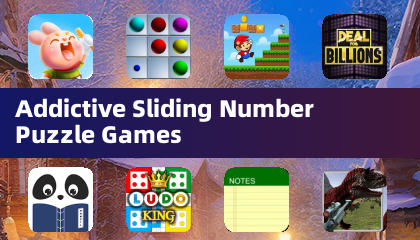 중독성 있는 슬라이딩 숫자 퍼즐 게임